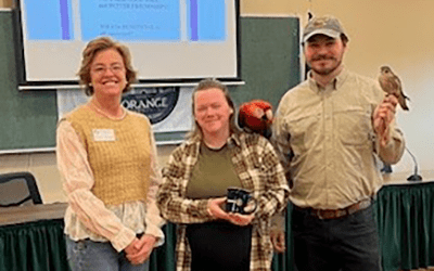 Rotary Club of Orange Welcomes Earthquest’s Robert Haynes & Feathered Ambassadors